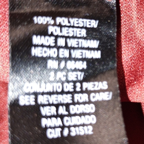 Studio I Red Blazer with Notched Lapels - Picture 4 of 5